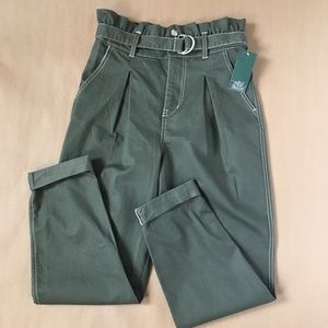 NWT Wild Fable Womens paperbag waist pant
